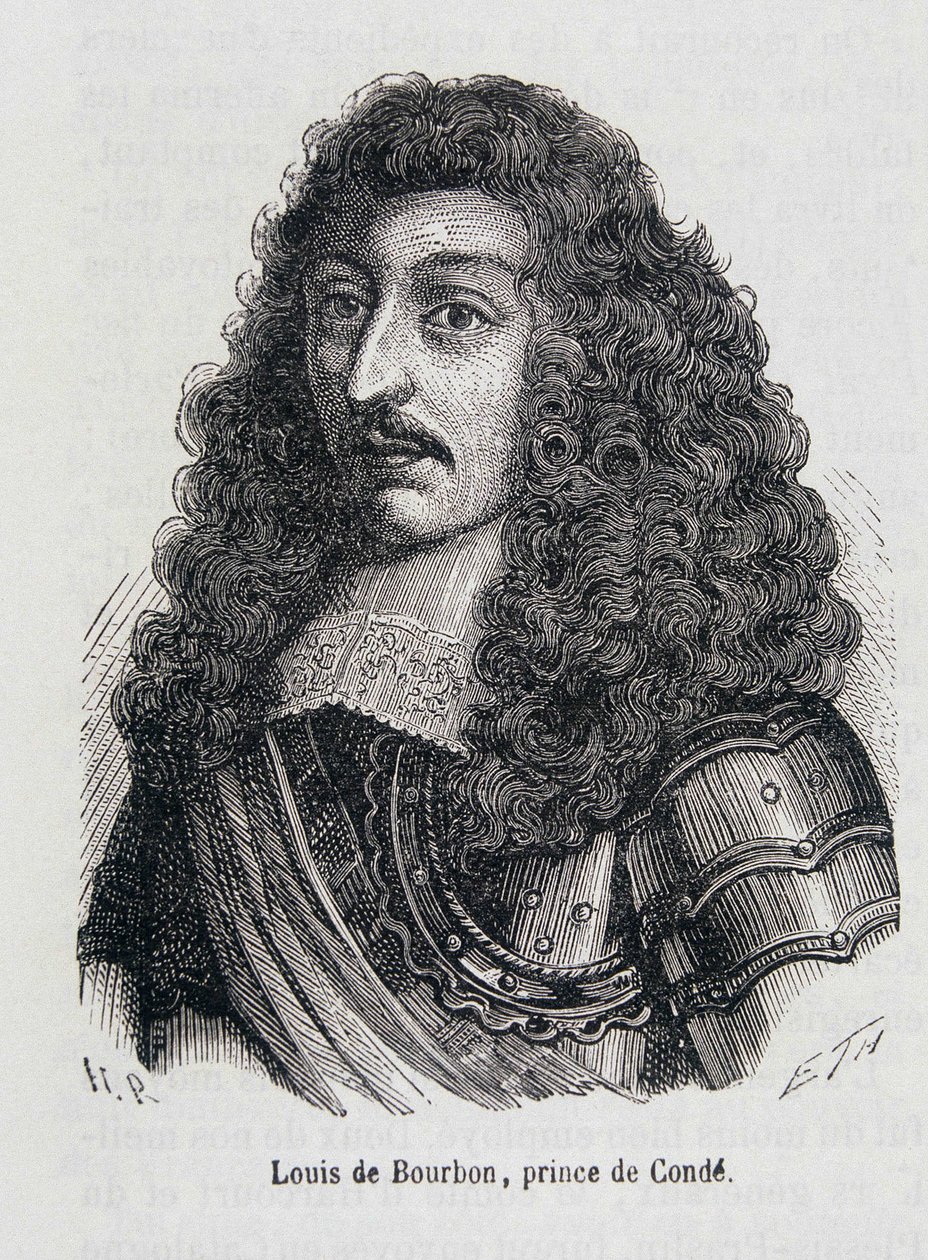 ブルボン家のルイ2世、コンデ（Bourbon-Conde）の王子、ル・グラン・コンデ（1621-1686）として知られる。 作： 無名の画家