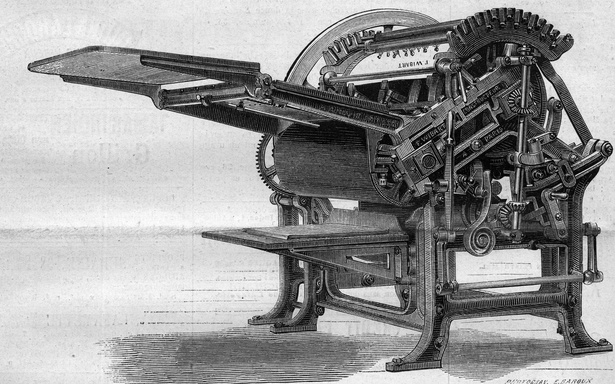 ジンコグラフィー用の機械 作： 無名の画家