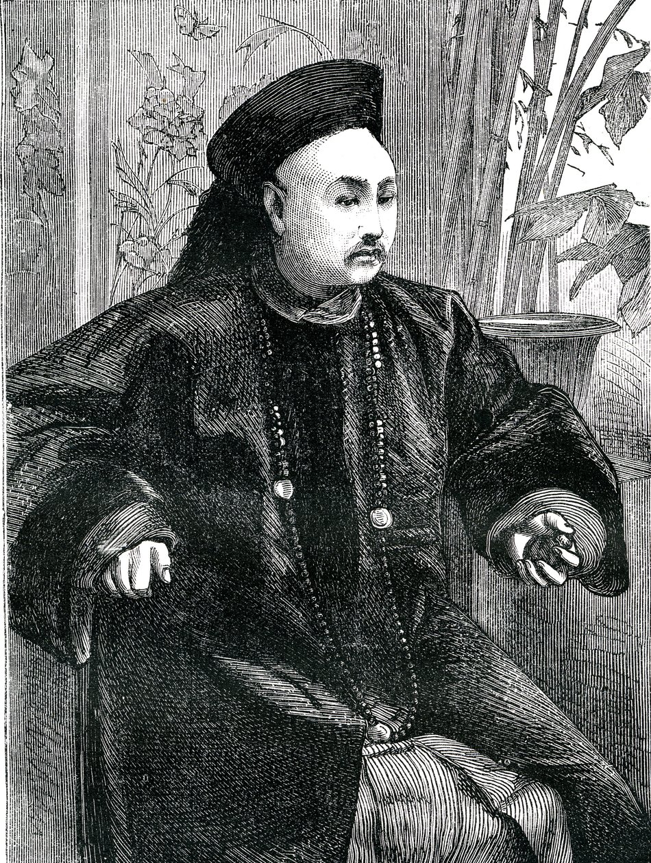 マンダリン・チュン・ハオ（チュン・ハウ）、1868年の版画 作： 無名の画家