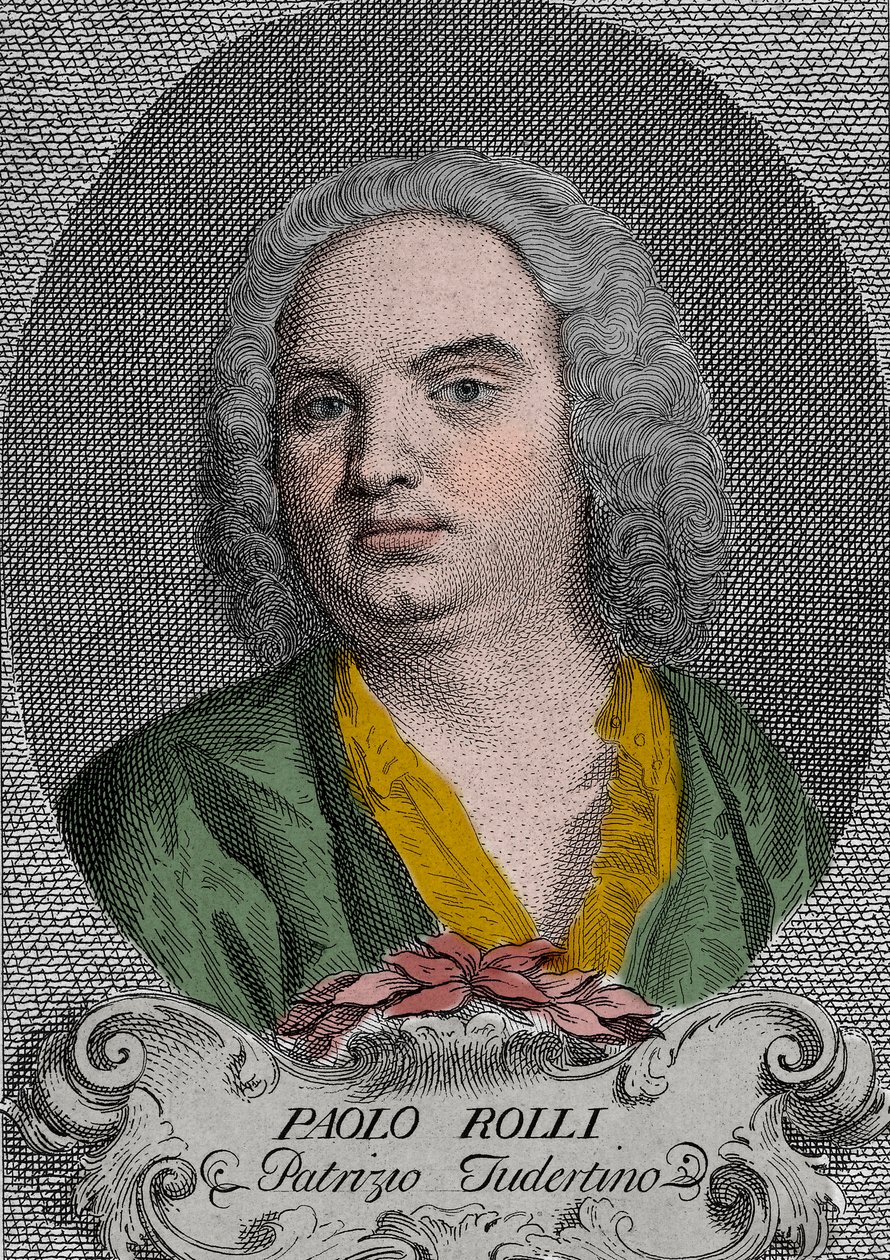Paolo Antonio Rolli (1687-1765) 18世紀イタリア・オペラの詩人・台本作家 - Paolo Antonio Rolli (1687-1765) イタリアの詩人の肖像 作： 無名の画家