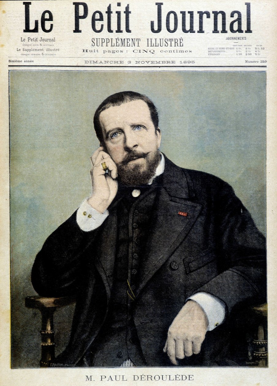 ポール・デレイド - 1895年11月3日付「le Petity Journal」にて 作： 無名の画家
