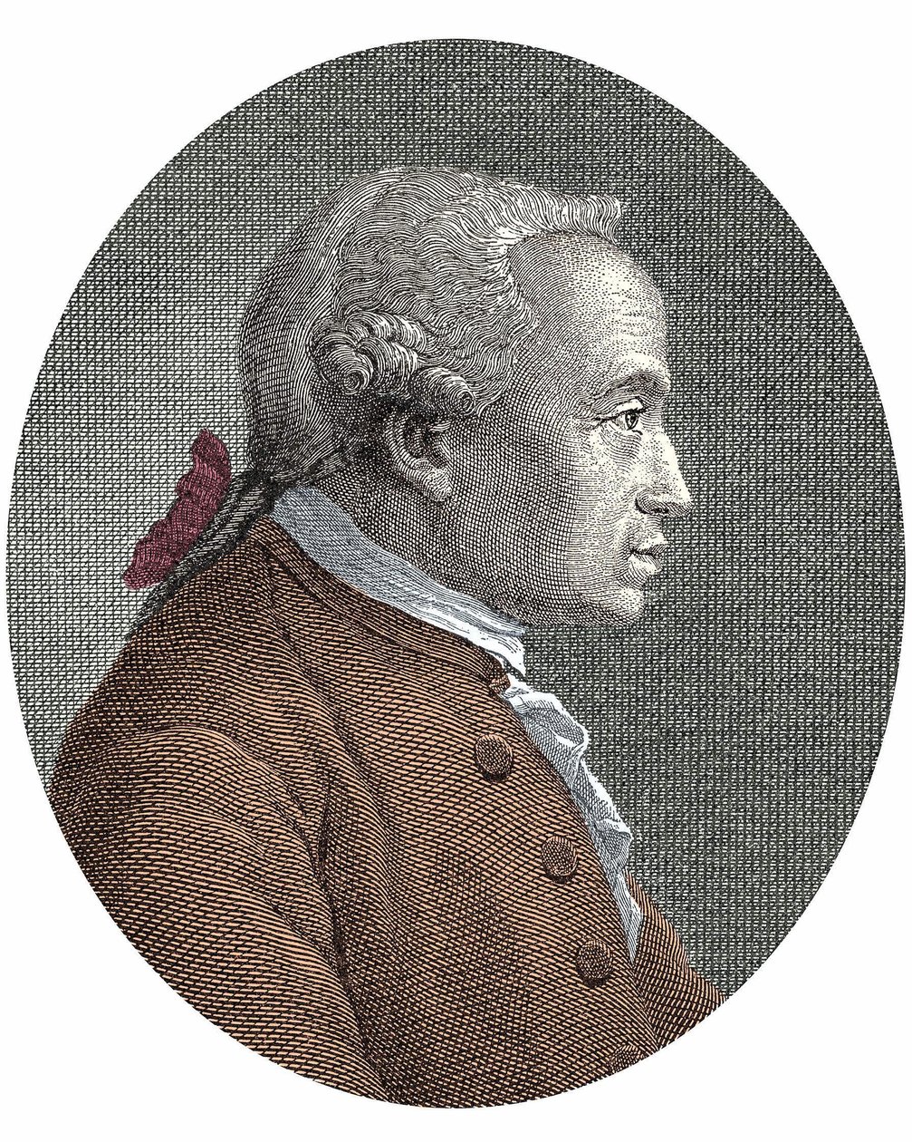 イマニュエル・エマニュエル・カントの肖像 カント（1724〜1804）ドイツの哲学者 作： 無名の画家