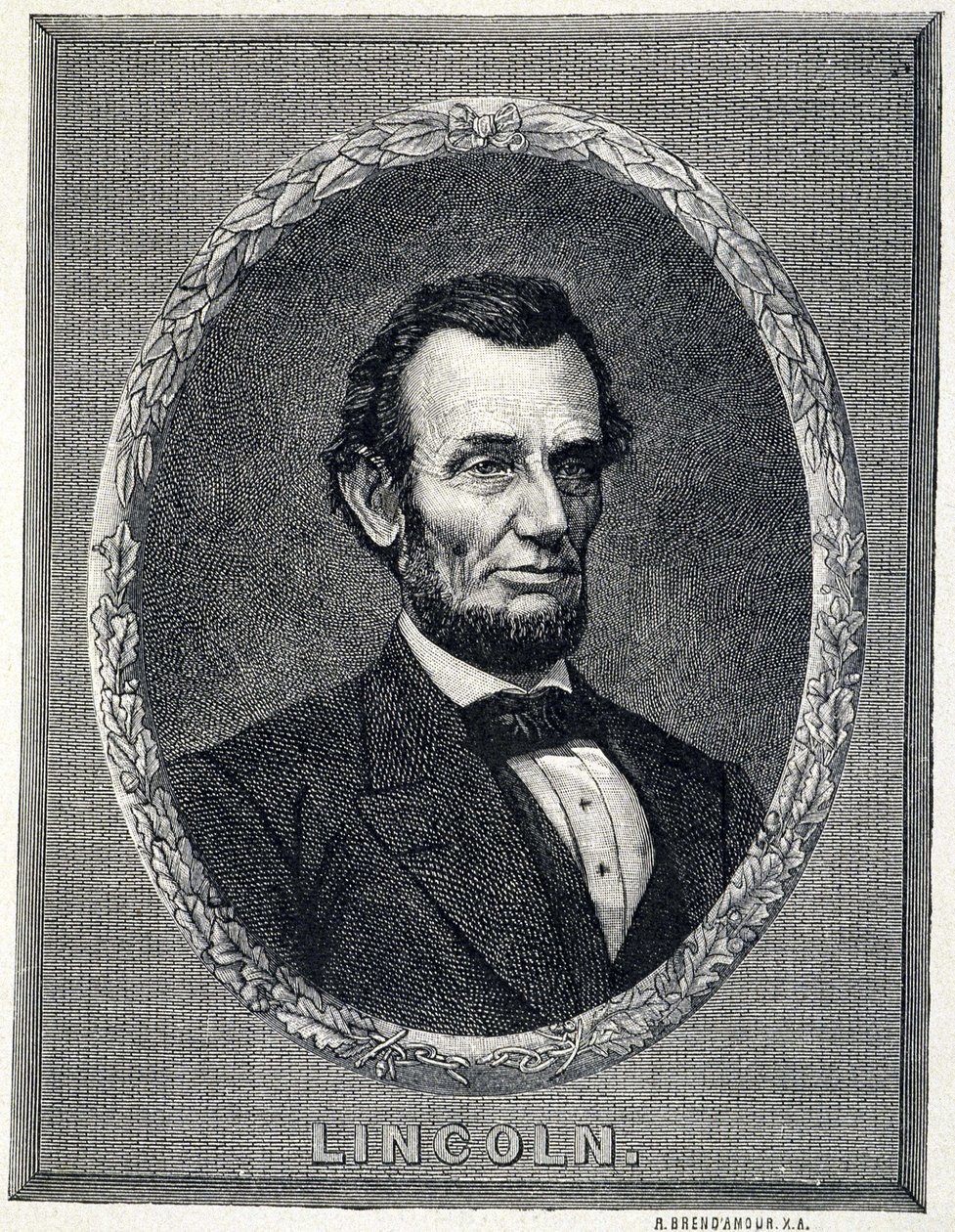 アメリカ合衆国大統領エイブラハム・リンカーン（1809年〜1865年）の肖像, 画像サイズ:977x1260