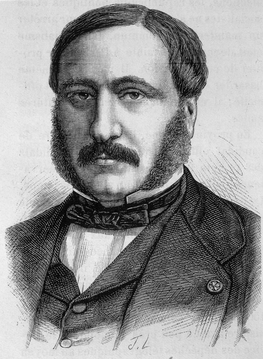 Adolphe Forcade de la Roquette (1820-1874)の肖像。 作： 無名の画家