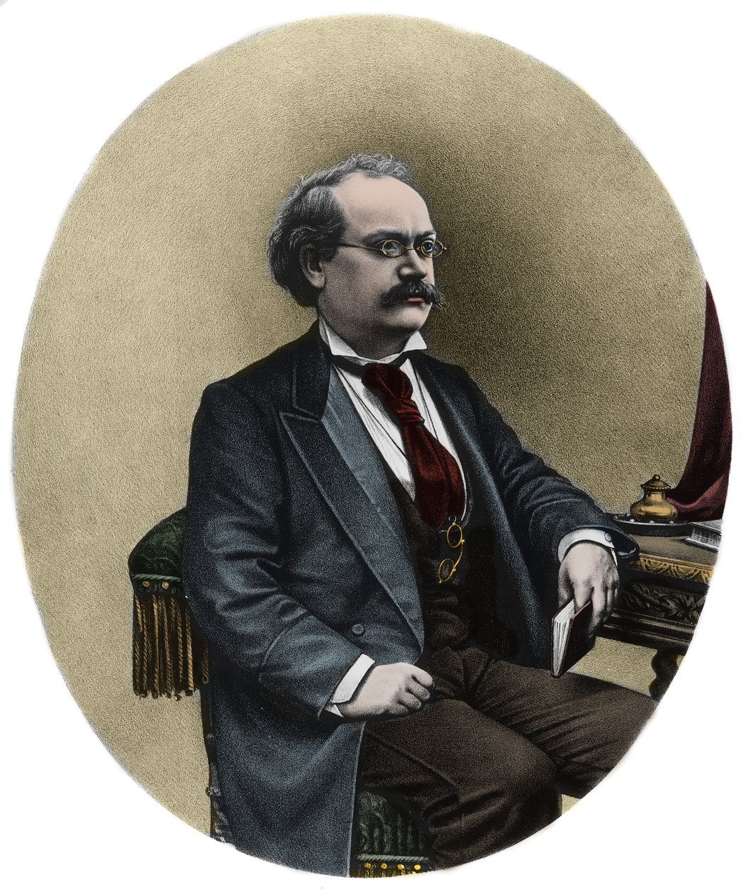 Alexandre Charles Lecocq (1832 -1918), フランスの作曲家の肖像 - Alexandre Charles Lecocq (1832 -1918), フランスの作曲家の肖像 作： 無名の画家