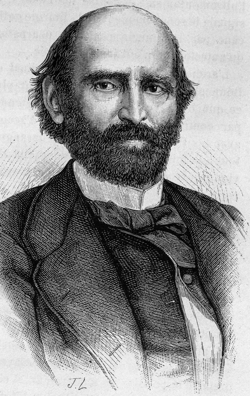 アレクサンドル・グレイス＝ビゾワン（1800年〜1877年）の肖像。H.マルタンの『フランス史』に掲載された19世紀末の版画。 作： 無名の画家