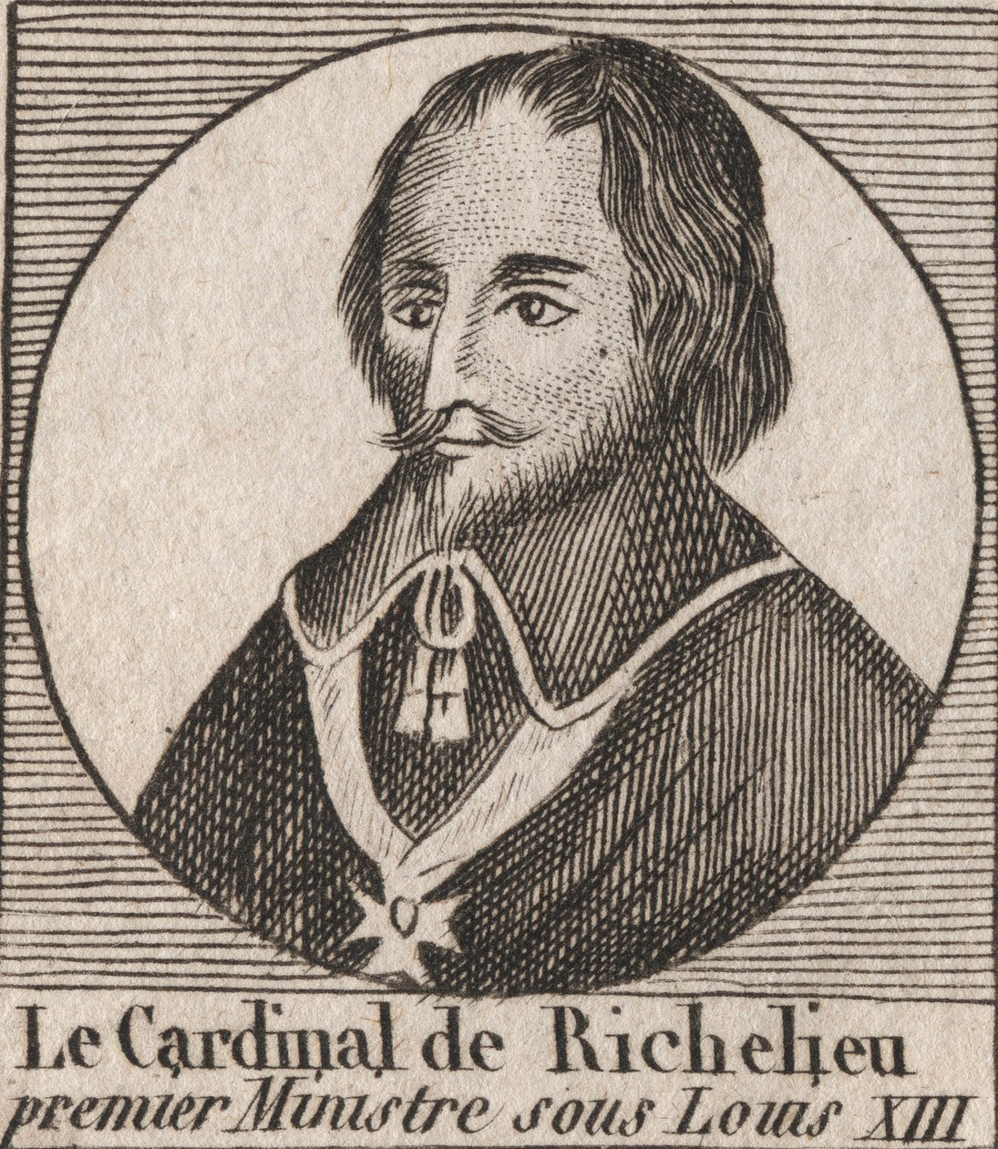 アルマン・ジャン・デュ・プレシ・ド・リシュリュー（1585-1642）の肖像 - リシュリュー枢機卿、ルイ13世の主席公使 - 1624年から1642年までルイ13世の主席公使を務めたリシュリュー枢機卿 - 「Instruction sur l