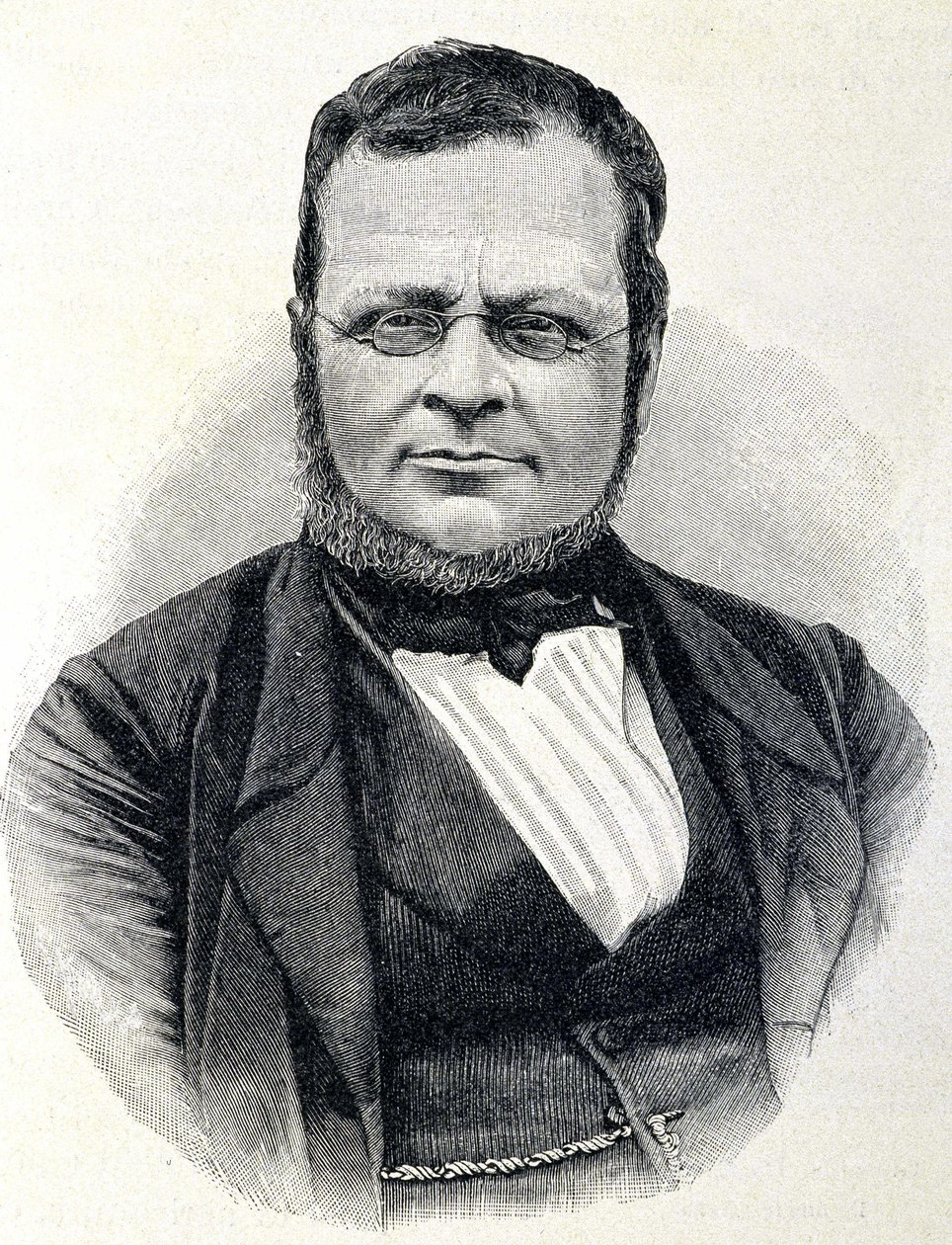 イタリアの政治家、カヴール伯爵カミッロ・ベンソ（1810-1861）の肖像