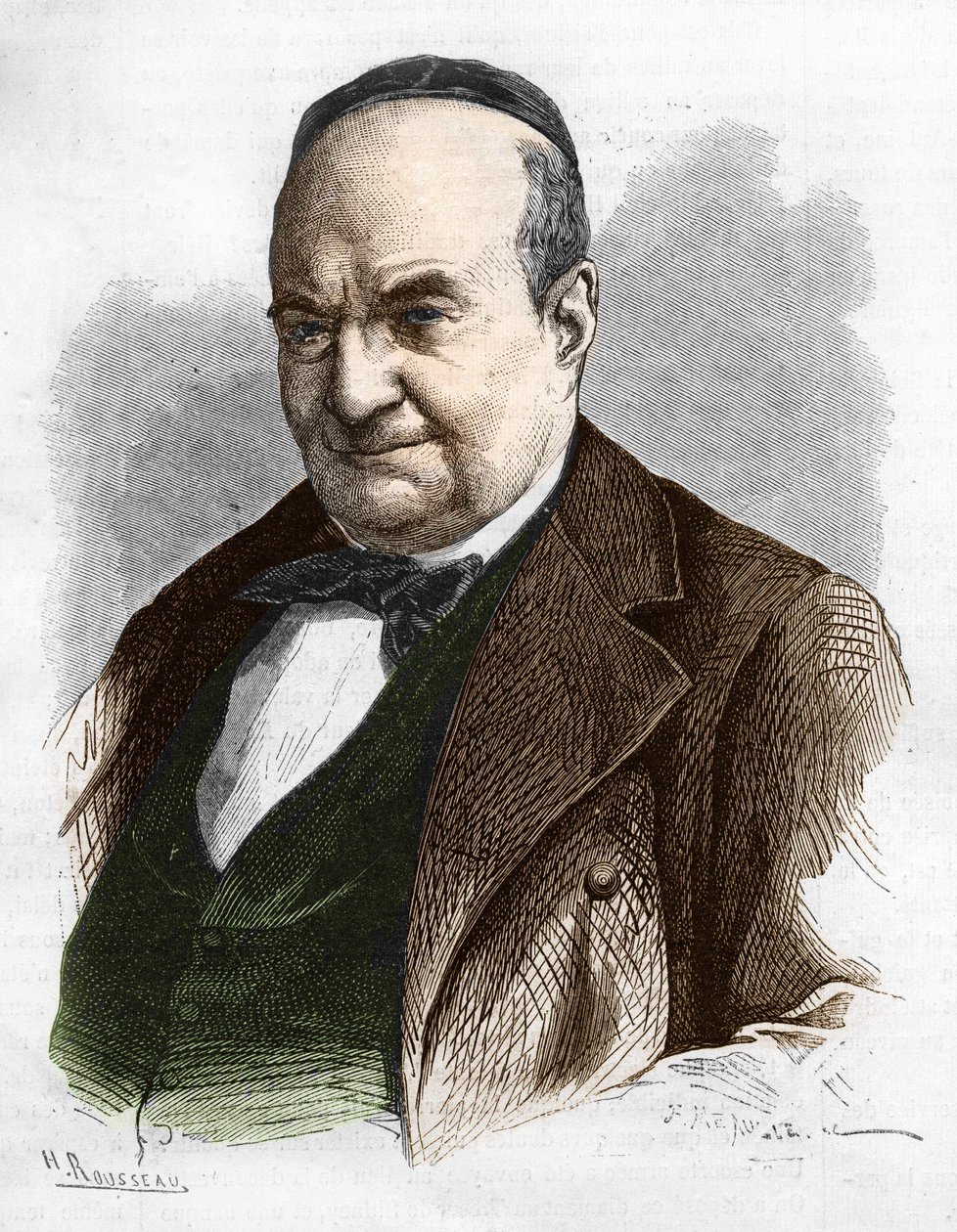 Charles Augustin Sainte Beuve (1804 - 1869) (Sainte-Beuve)のポートレート。作家、ジャーナリスト、文芸批評家として活躍した。 作： 無名の画家