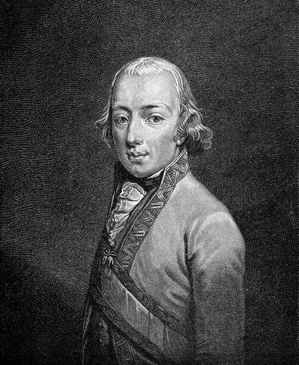 オーストリアの将軍チャールズ・オブ・ハプスブルク（Charles of Habsburg）、通称チャールズ大公（1771-1847）の肖像。 作： 無名の画家