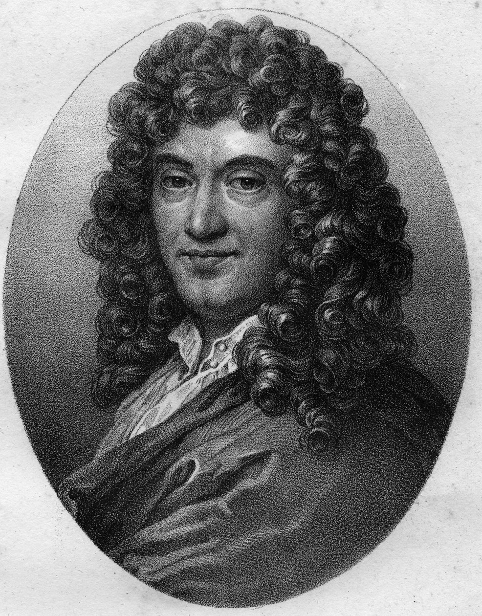 フランスの建築家・医師・解剖学者クロード・ペロー（1613-1688）の肖像画 作： 無名の画家