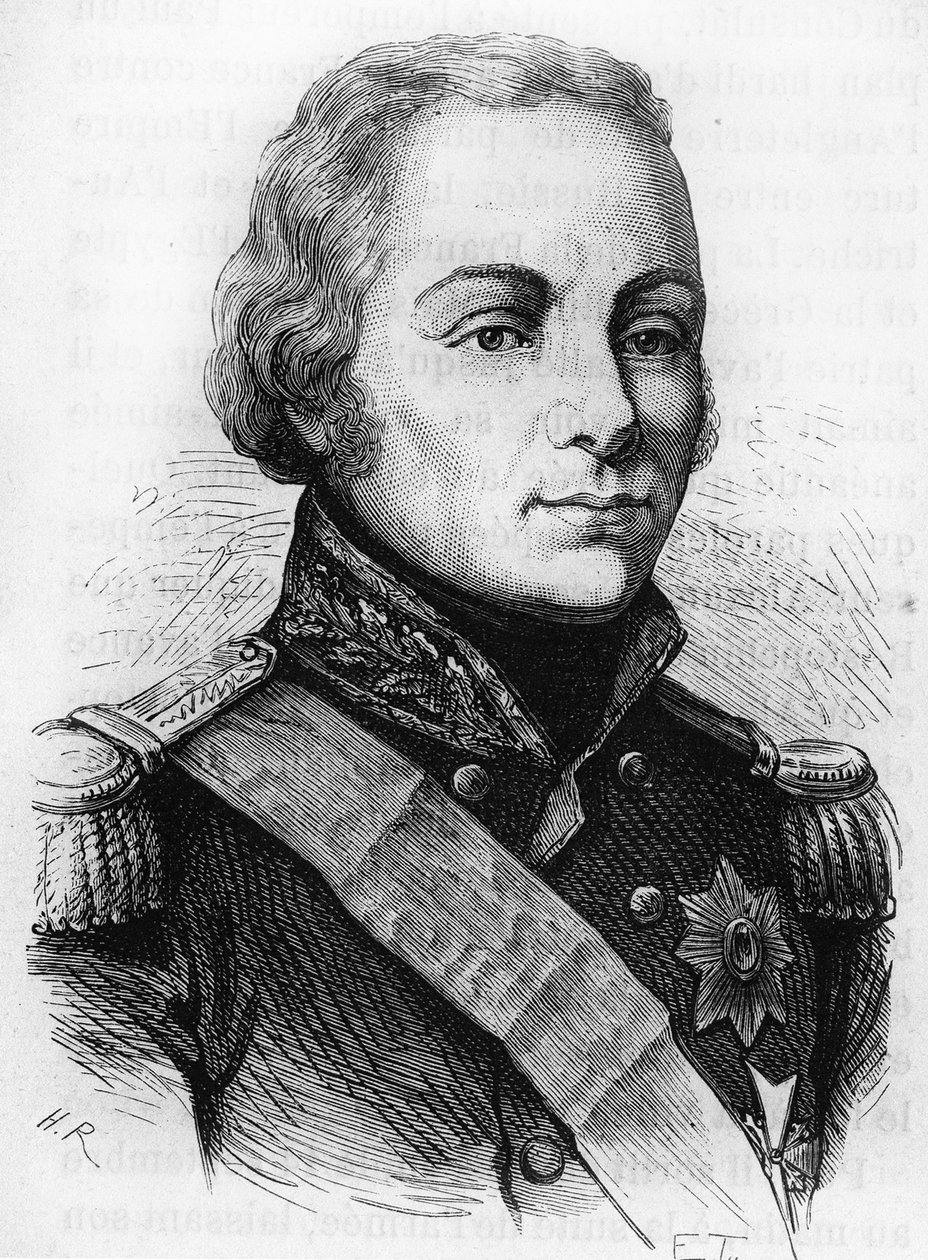 ロストプーチン伯爵（1765〜1826）の肖像。19世紀末、H.Martinの「Histoire de France」に掲載された版画。 作： 無名の画家