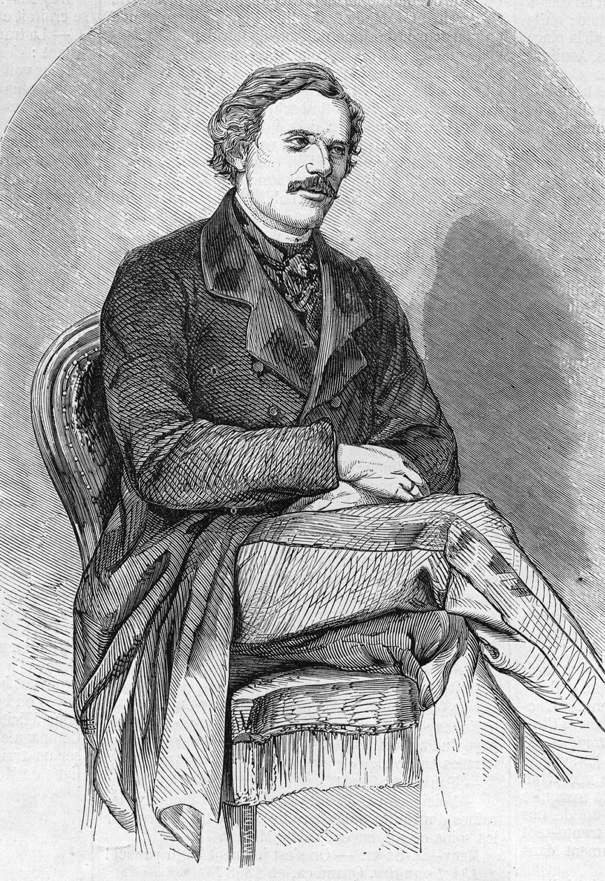 ダニエル・ダングラス・ホーム(1833-1886)のポートレートは、ミディアムタータン。