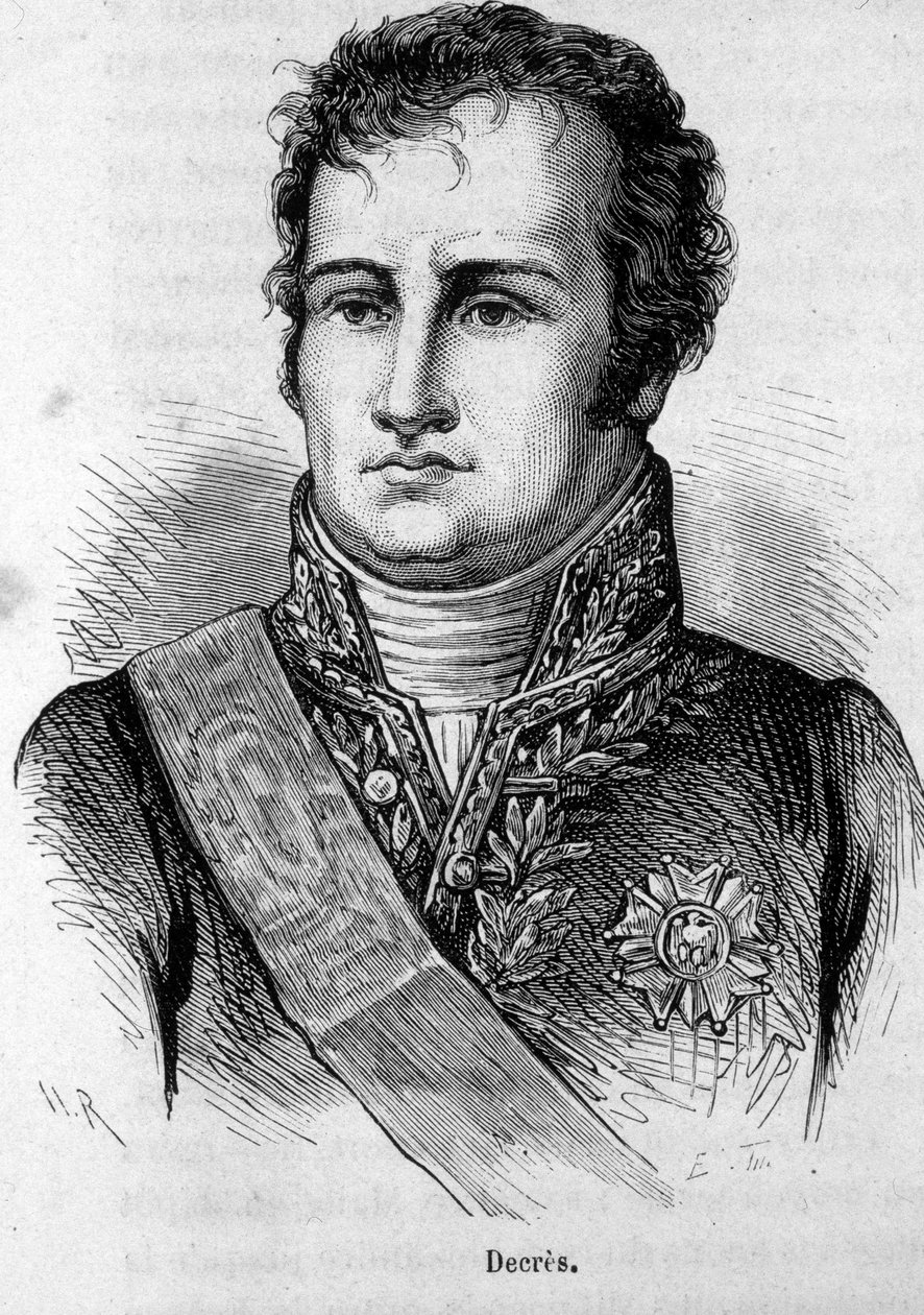 ドニ・デクレス（1761-1820）フランスの船乗りの肖像。 作： 無名の画家