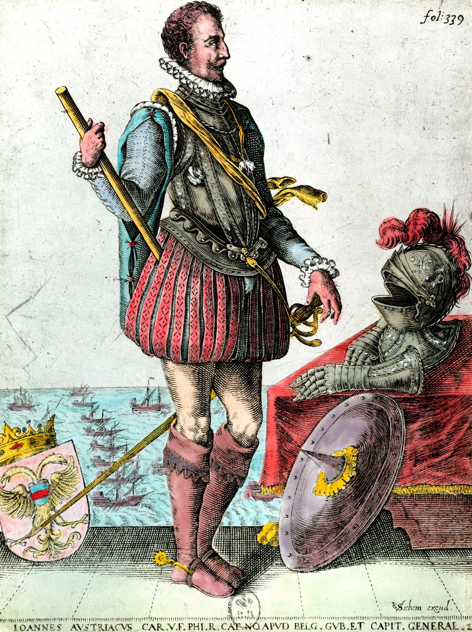 ドン・ファン・ホセ・オブ・オーストリア（1629-1679）オランダ副王の肖像 17世紀のエングレーヴィング 個人蔵 作： 無名の画家