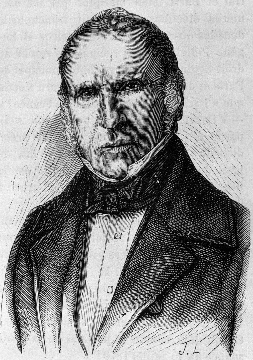デュパン・アイネ（1783-1865）の肖像。19世紀末のH.Martin著「Histoire de France」に掲載された版画。 作： 無名の画家