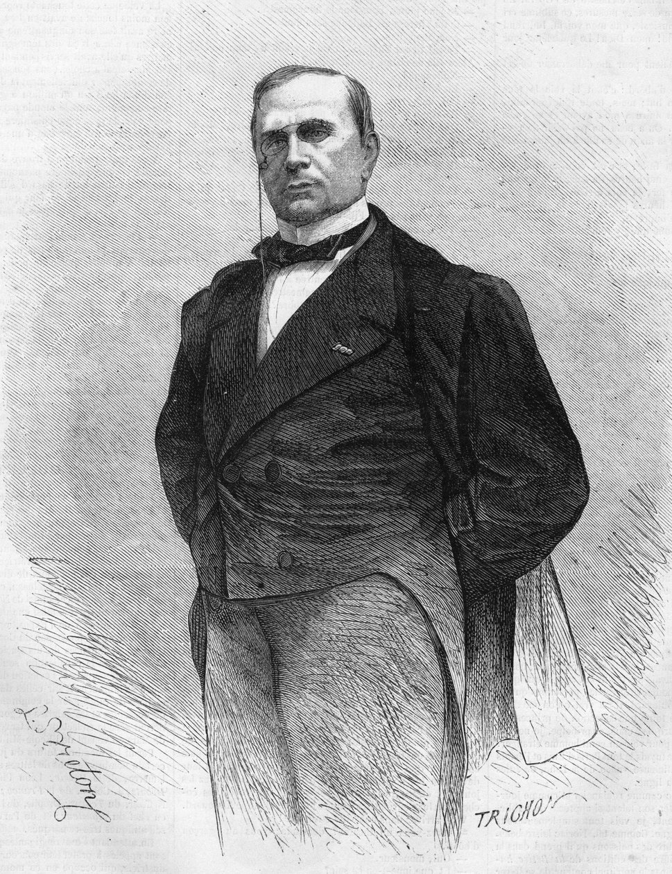 エミール・ド・ジラルダン（1806-1881）は、フランスの公職者・政治家で、近代的な報道機関の創設者です。 作： 無名の画家