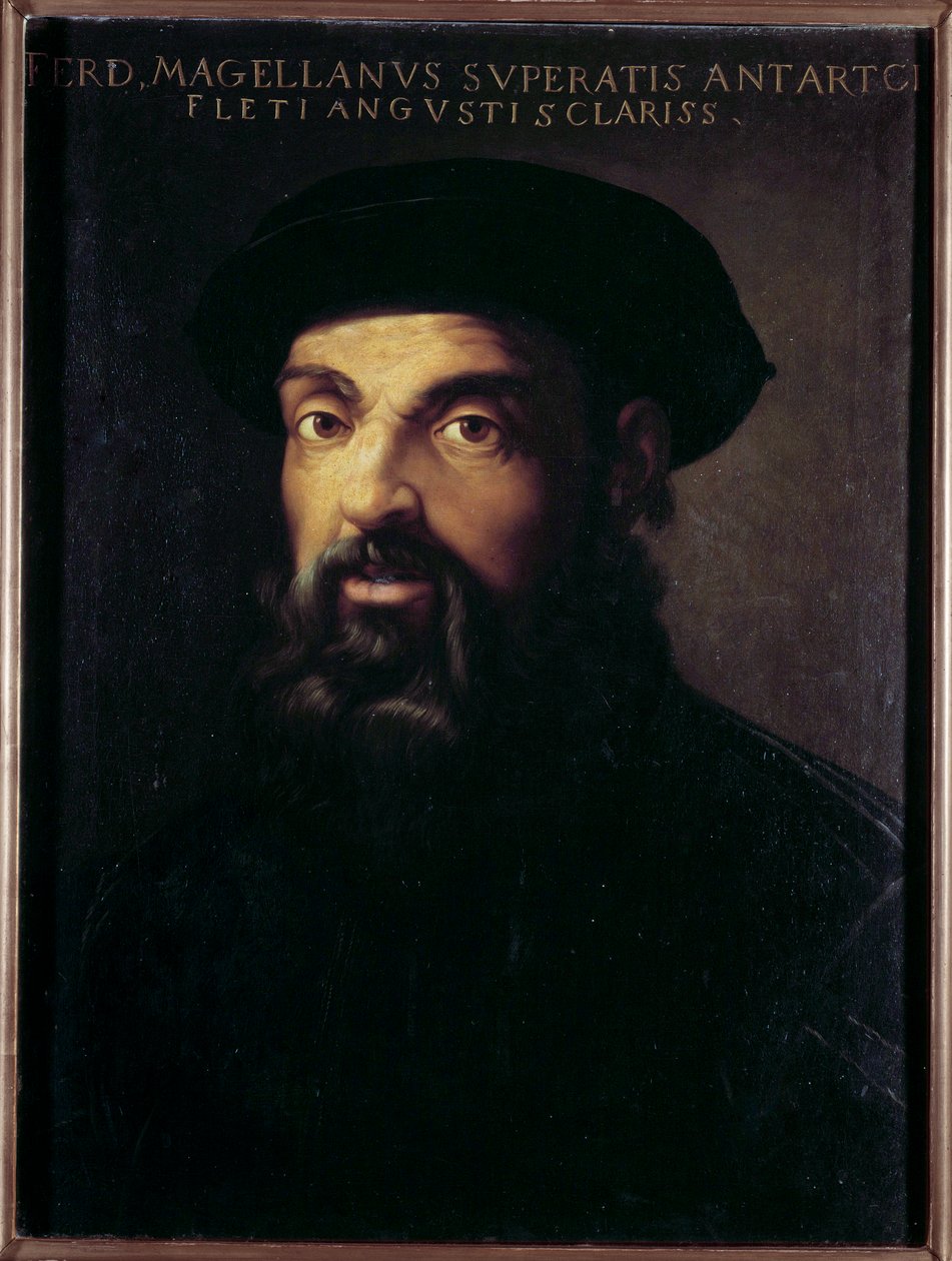 フェルナン・デ・マゼラン（1480-1521）の肖像 ポルトガルの航海者 16世紀の匿名の絵画。セビーリャ、美術博物館 作： 無名の画家