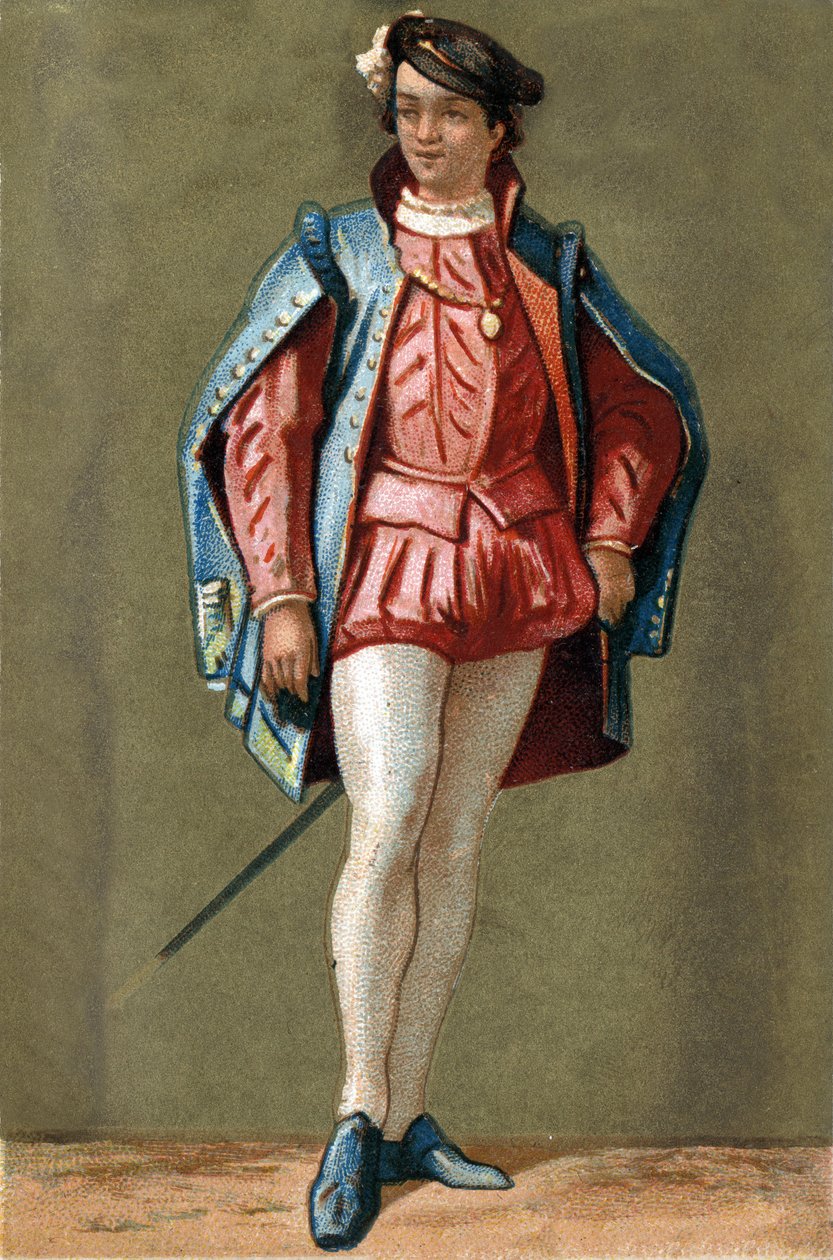 フランス王フランソワ2世（1544年～1560年）の肖像。 作： 無名の画家
