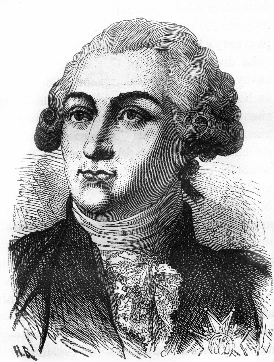 フランスの将軍、フランソワ・クロード・アムール（ブイエ侯爵）（1739-1800）の肖像。 作： 無名の画家