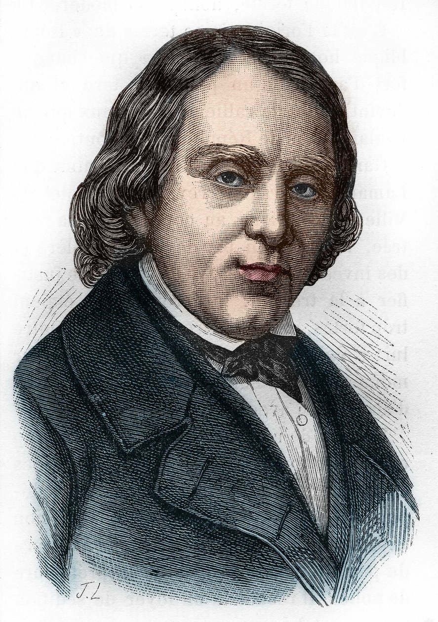フランスの生物学者、化学者、政治家であるフランソワ・ヴァンサン・ラスパイユ（1794-1878）の肖像。 作： 無名の画家