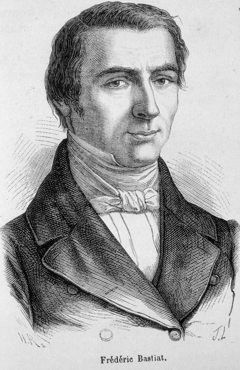 フレデリック・バスティア（フランスの経済学者）の肖像（1801年～1850年 作： 無名の画家