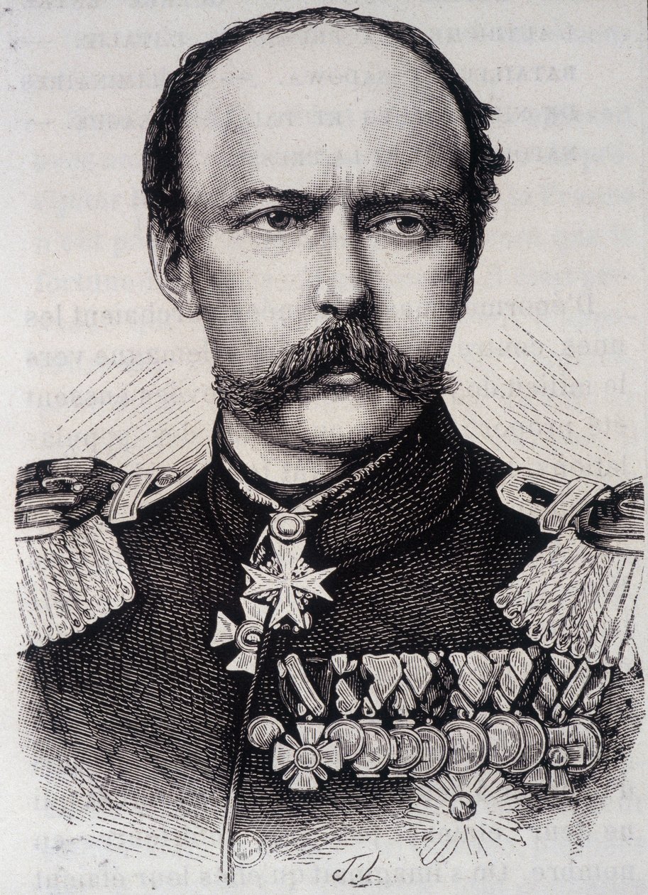 フレデリック・シャルル（プロイセン皇太子）の肖像（1828-1885年 作： 無名の画家