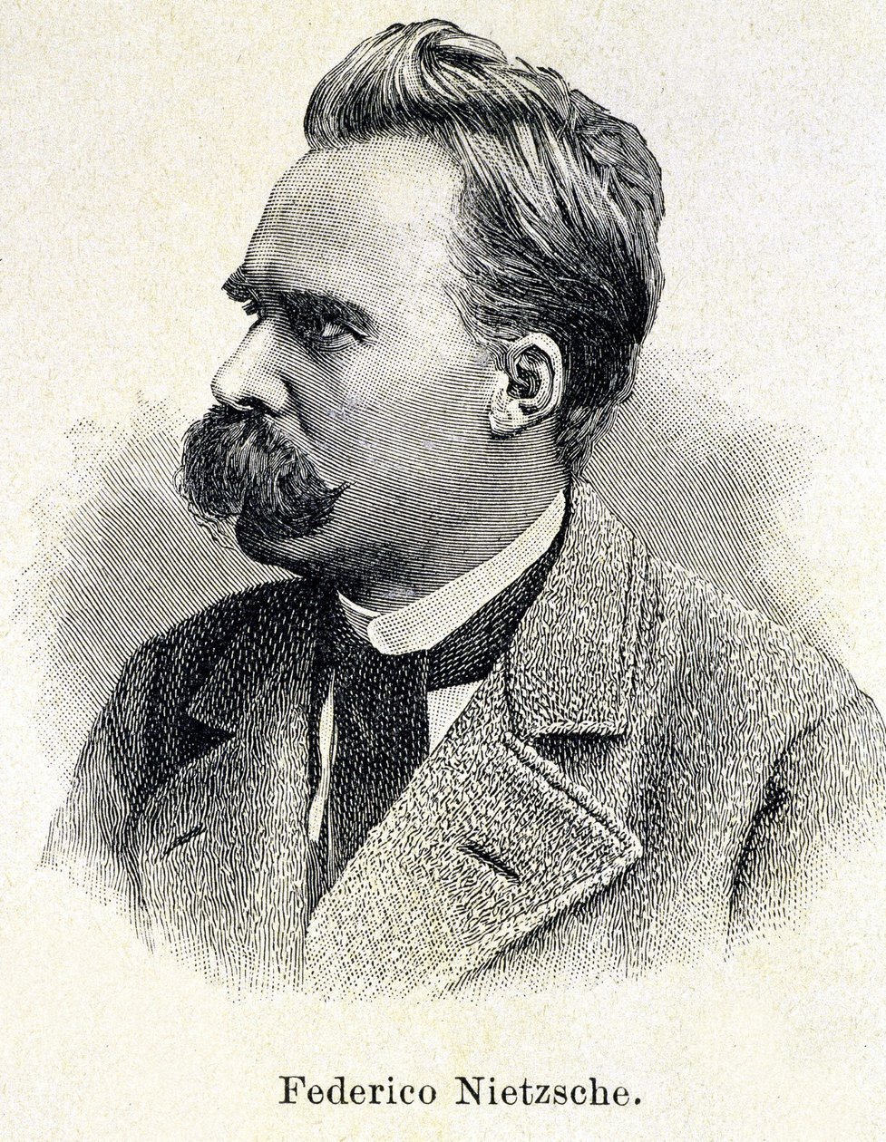 フリードリッヒ・ニーチェ（1833-1900）の肖像 作： 無名の画家
