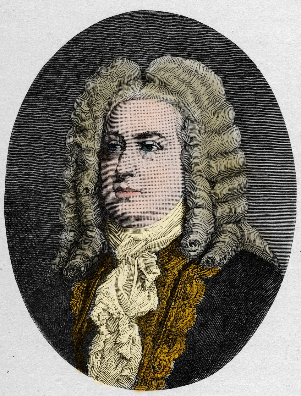 ジョージ・フリードリッヒ・ヘンデル（Georg Friedrich Handel）の肖像 作： 無名の画家