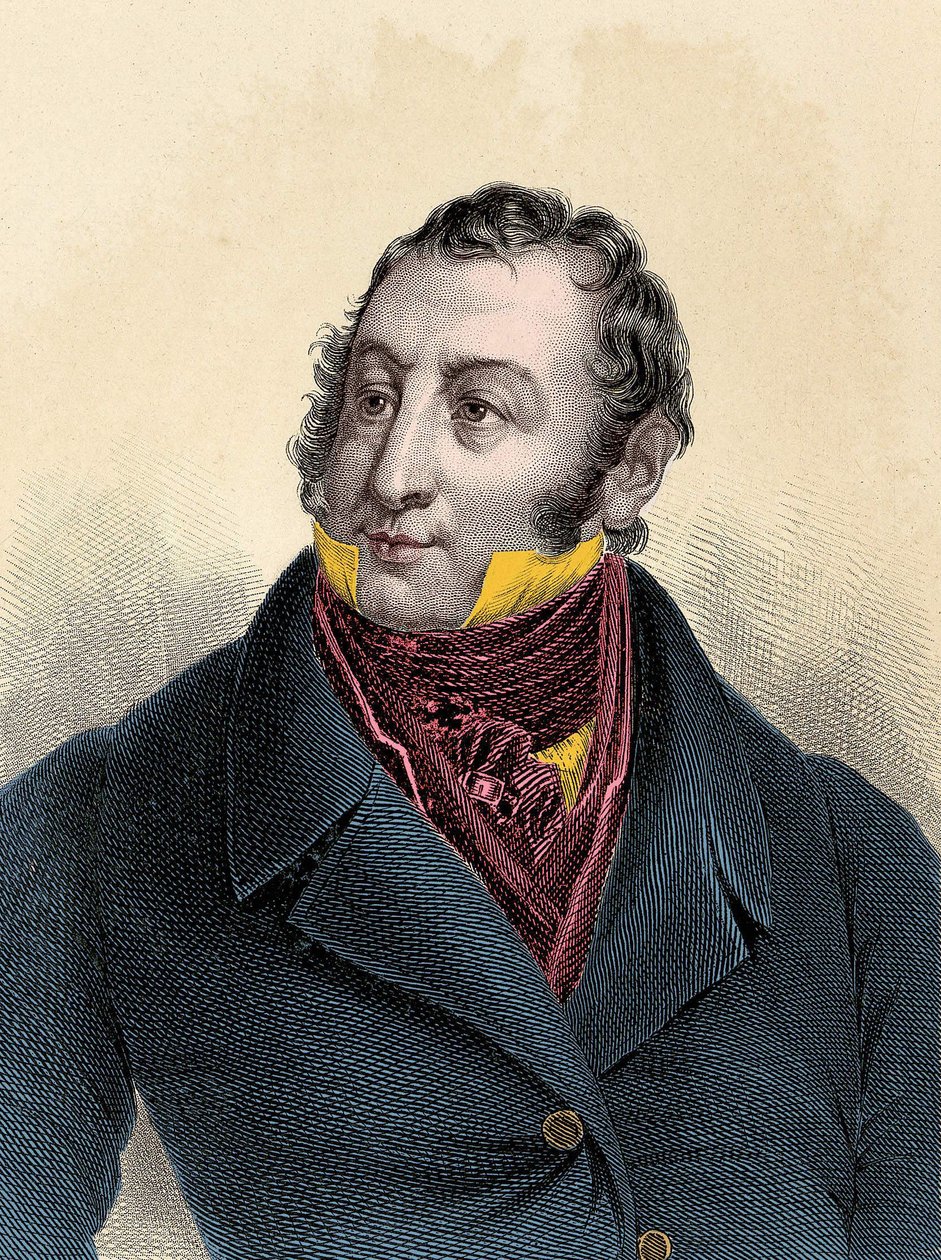 ジョアッキーノ・ロッシーニ（1792-1868）の肖像 作： 無名の画家