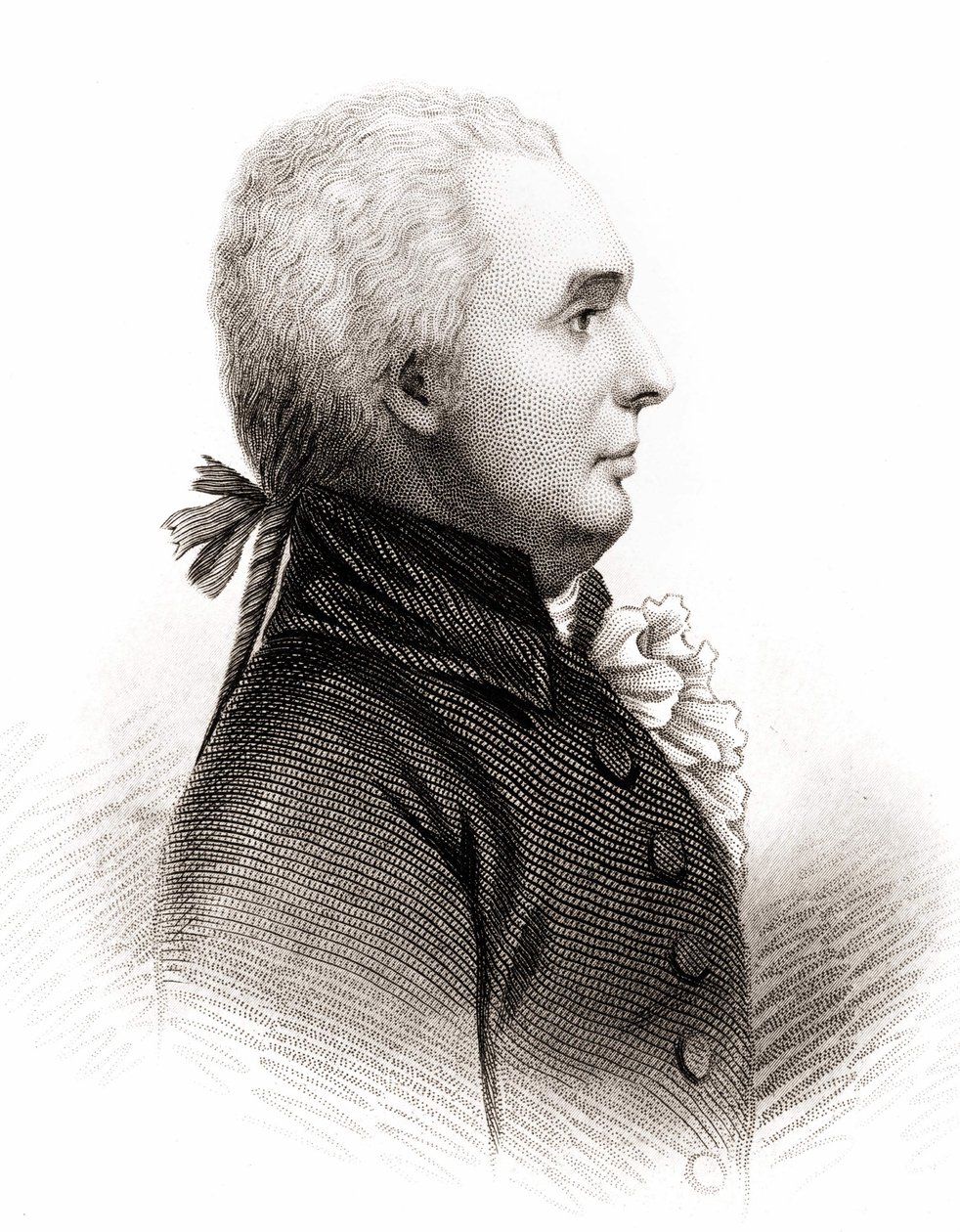 ガバナー・モリス（1752-1816）の肖像。 作： 無名の画家