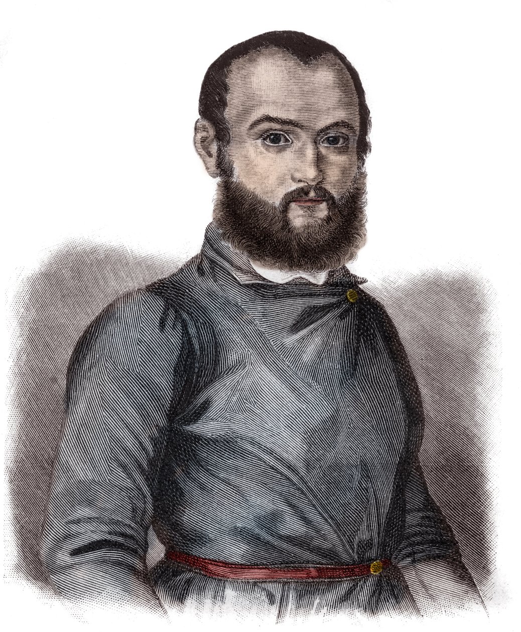 Gustav von Struve (1805-1870) ドイツの政治家、弁護士、広報担当者の肖像 - Gustav von Struve (1805-1870) ドイツの弁護士、ジャーナリスト、政治家 作： 無名の画家