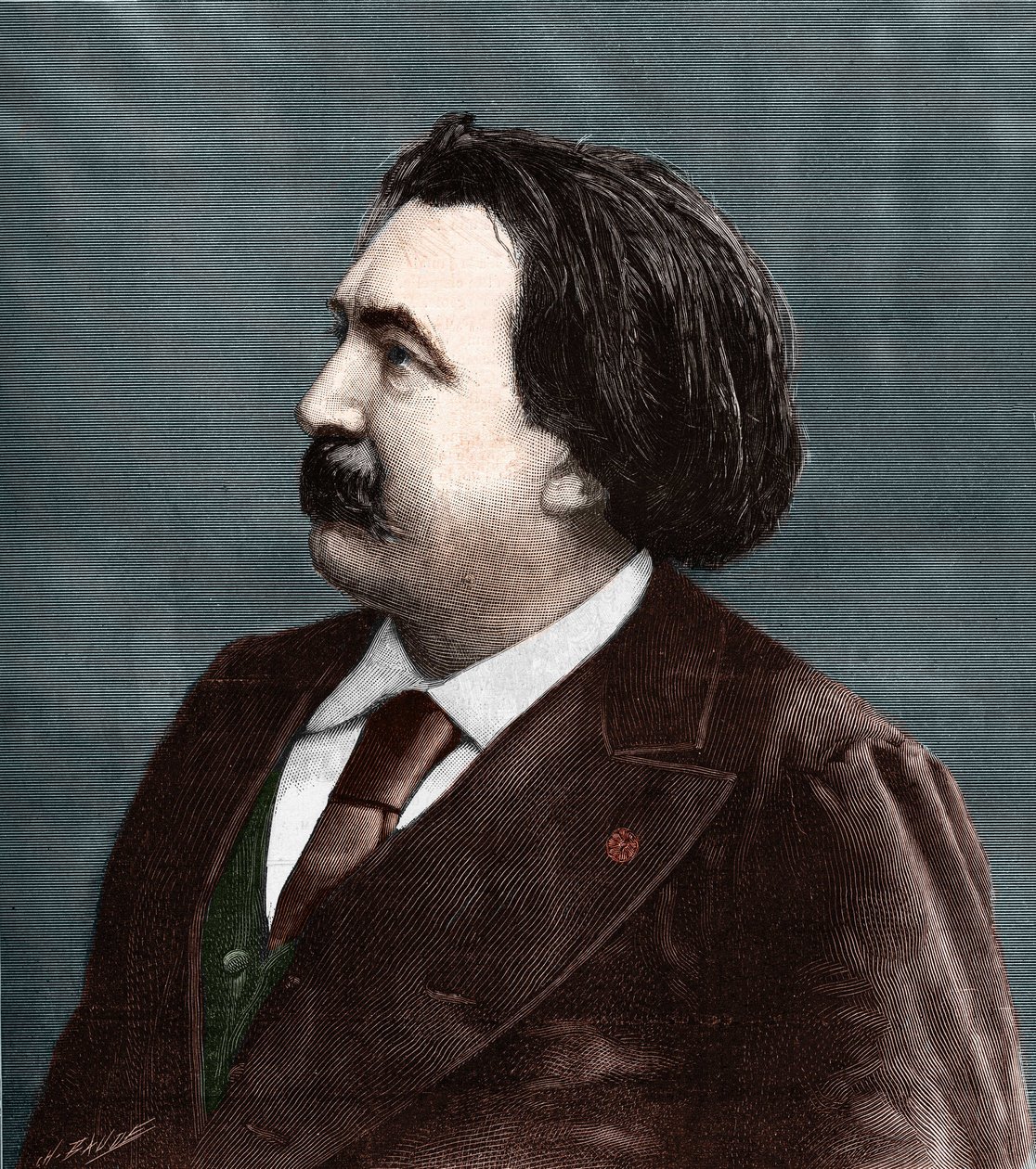 フランスの画家・漫画家であるギュスターヴ・ドーア（1832-1883）の肖像。 作： 無名の画家