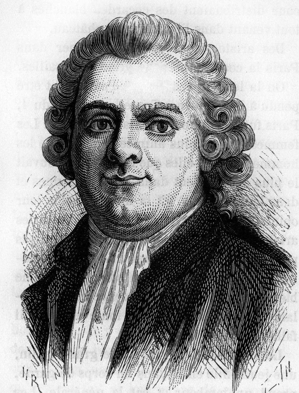 1733年から1807年に活躍したフランスの判事、ギー・ジャン・バティスト・ターゲットの肖像。 作： 無名の画家