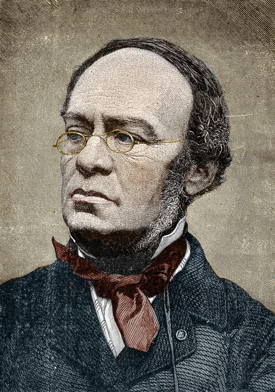 フランスの作曲家、ハレヴィ・ディ・ジャック・フロメンタル・レヴィ（1799-1862）の肖像。 作： 無名の画家