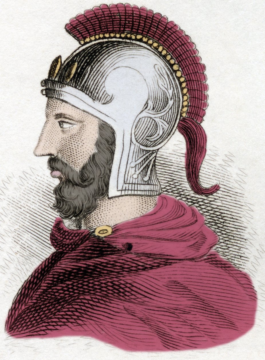 カルタゴニアの将軍であり政治家であったハンニバルまたはアンニバル・バルカ（紀元前247～183年頃）の肖像。 作： 無名の画家