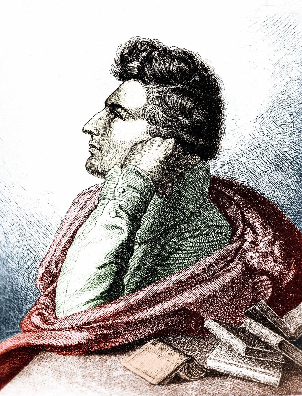 ハインリッヒ・ハイネ（1797〜1856）の肖像 作： 無名の画家