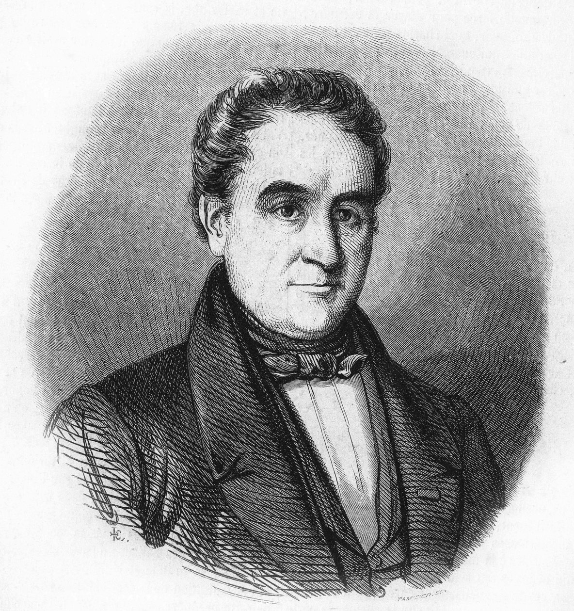 ヘンドリック・トレンスの肖像 1780-1856年オランダの詩人。 作： 無名の画家