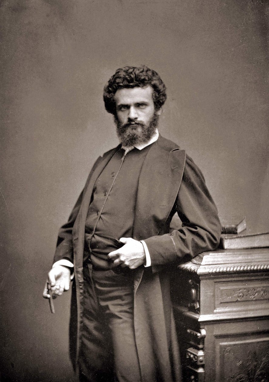 アンリ・ヴィクトール・レグノー（1810～1878）の肖像 1860年頃.Henry regnault 作： 無名の画家