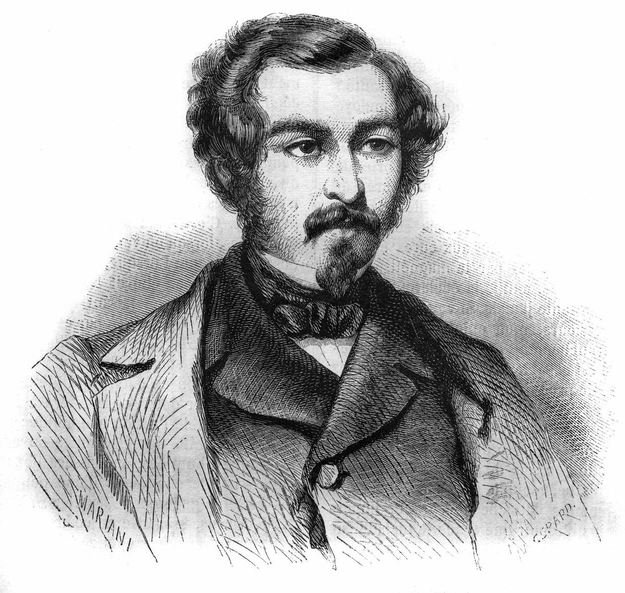 フランスの化学者Henri de Ruolz (1811-1887)の肖像。 作： 無名の画家