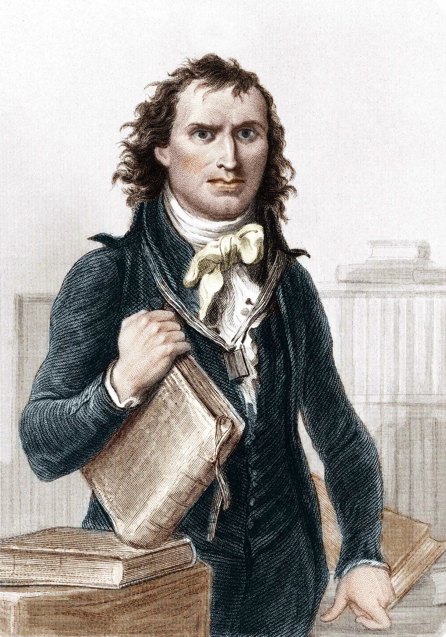 フランスの聖職者・政治家であるHenri dit Abbe Gregoire（1750-1831）の肖像。 作： 無名の画家