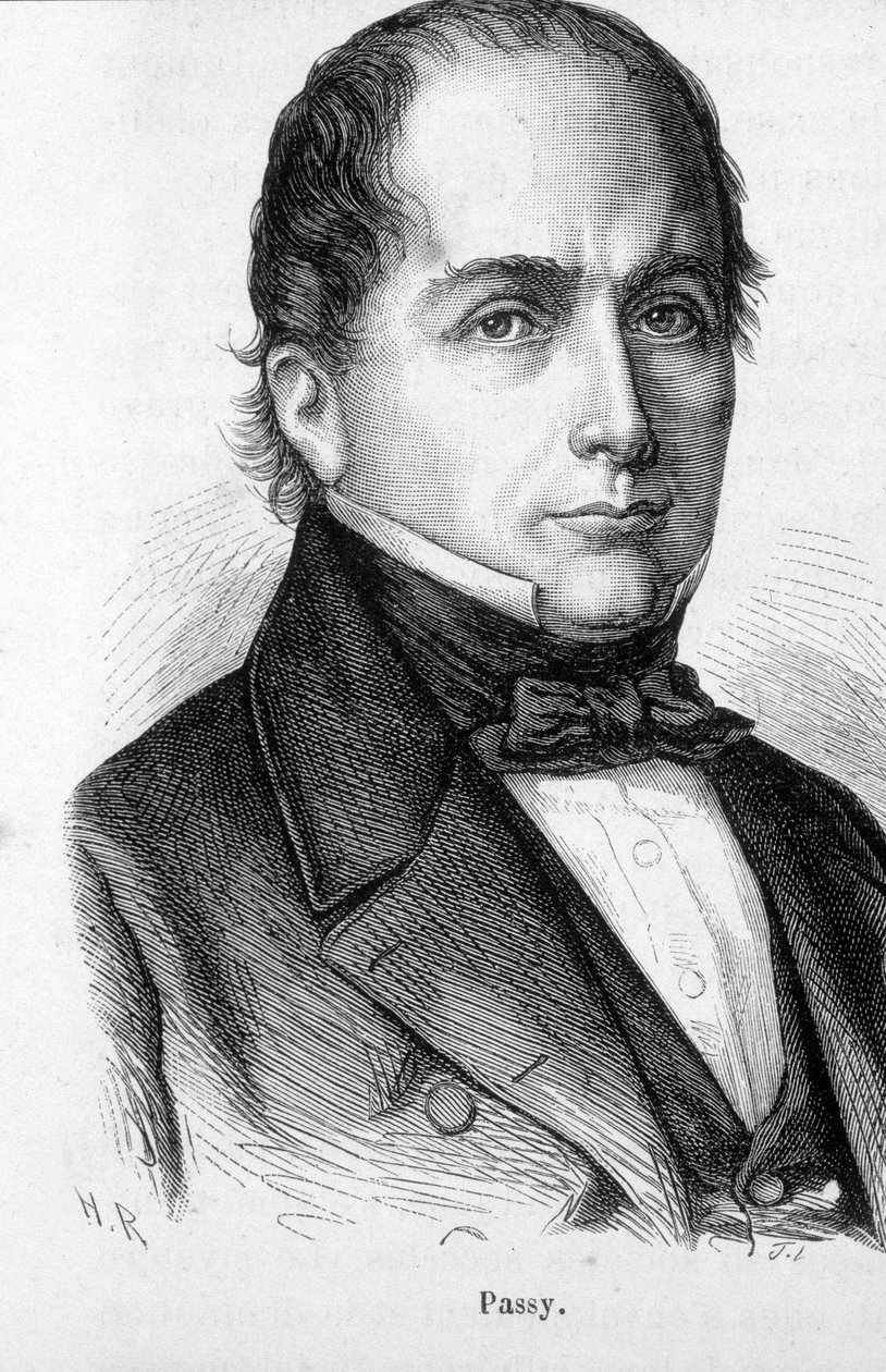 Hippolyte Passy (1793-1880) フランスの政治家・経済学者の肖像 作： 無名の画家