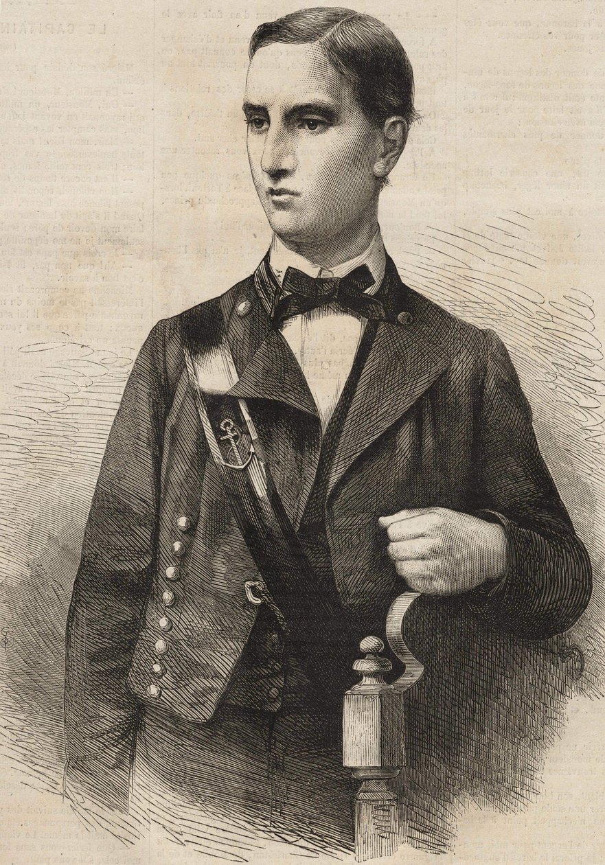 ギリシャ国王ジョージ1世（1863-1913）の肖像。 作： 無名の画家