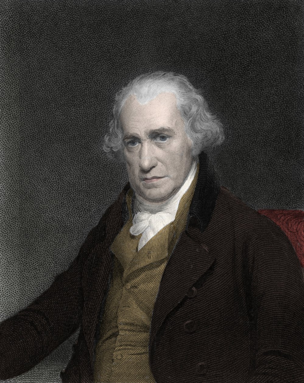 ジェームズ・ワット（1736-1819）の肖像 - ジェームズ・ワット、スコットランドの発明家、機械工 作： 無名の画家