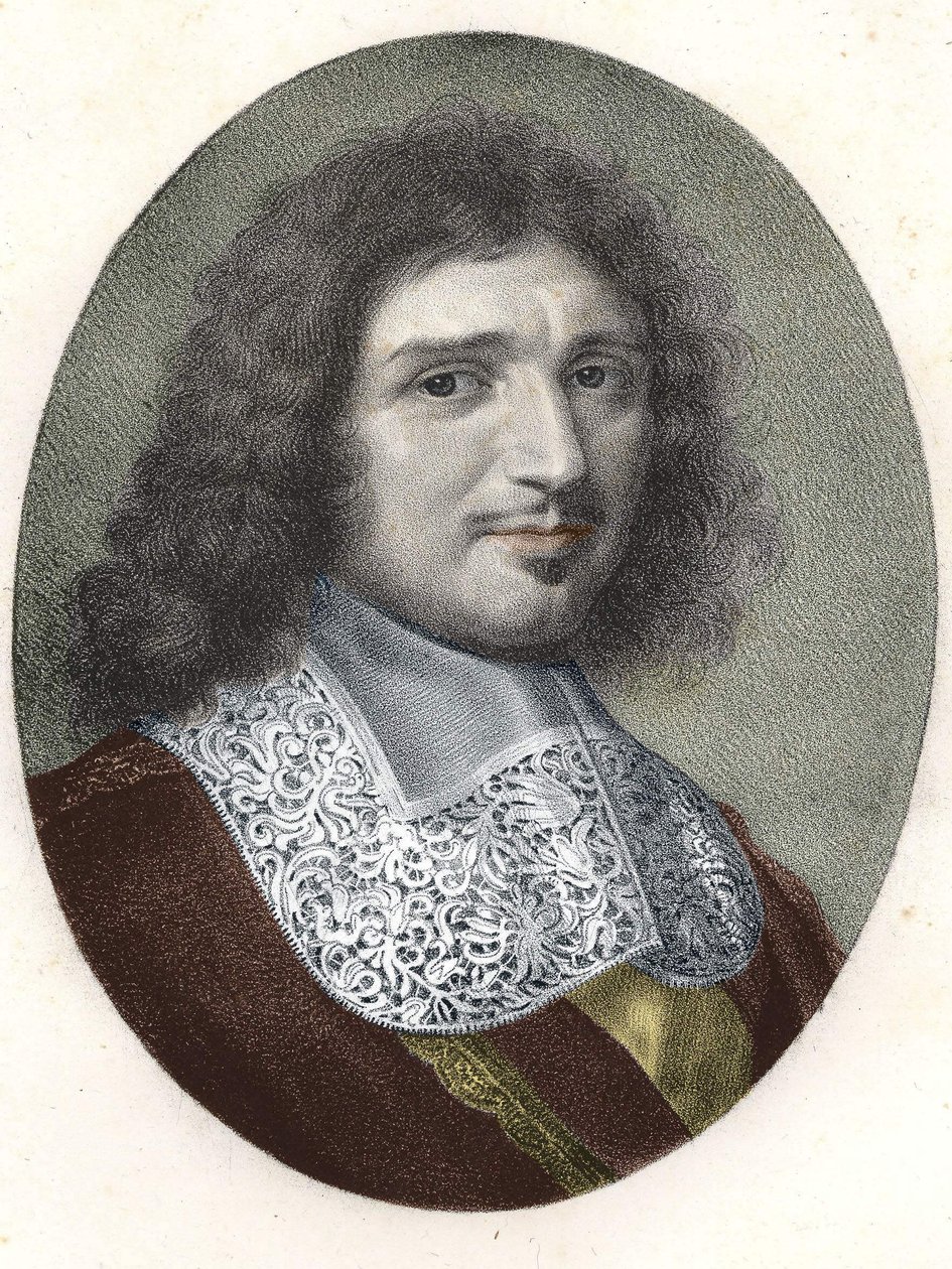 ジャン・バティスト（Jean-Baptiste）・コルベール（1619-1683）の肖像。 作： 無名の画家