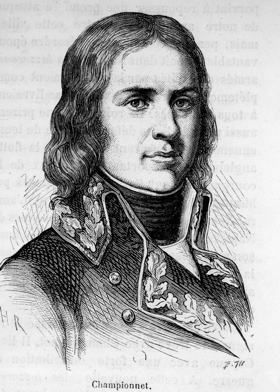 ジャン・エティエンヌ・シャンポネ（1762-1800）は、フランス革命時に活躍した将軍です。 作： 無名の画家