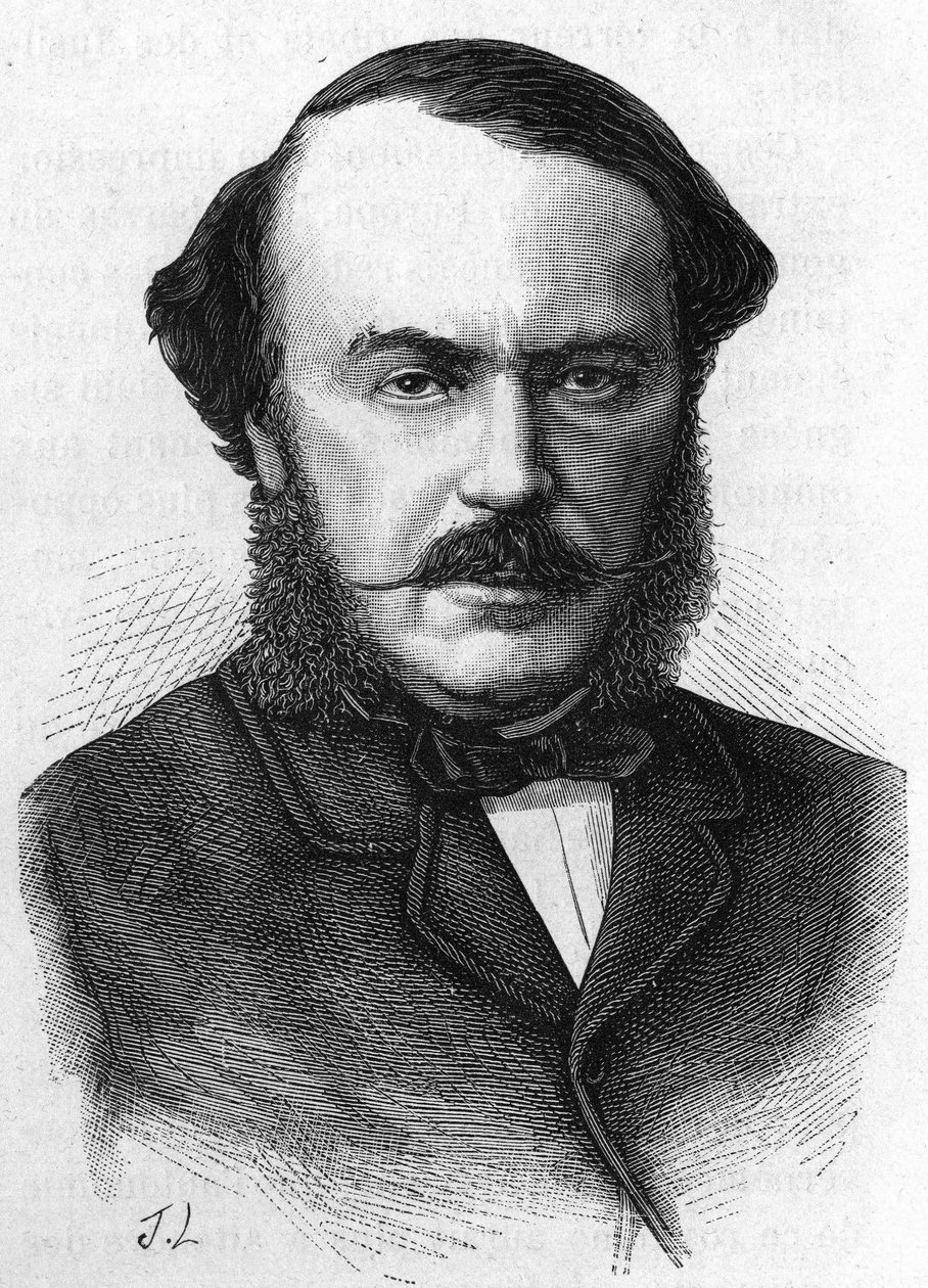 フランスの政治家、ペルシニー公爵ジャン・ジルベール・ヴィクトル・フィアラン（1808-1872）の肖像。 作： 無名の画家