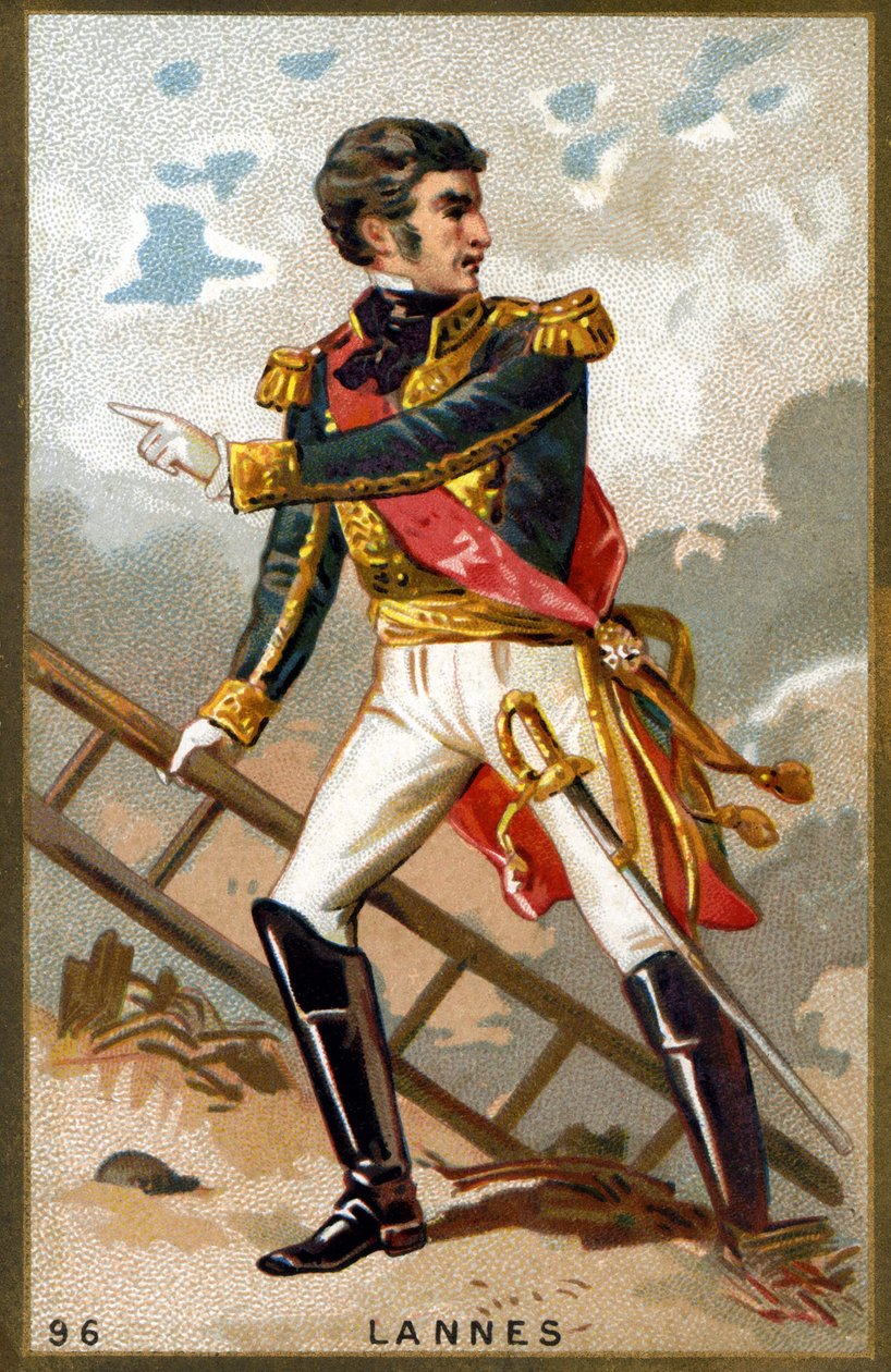 モンテベロ公爵ジャン・ランヌ（1769 - 1809）の肖像。19世紀のクロモリトグラフ。 作： 無名の画家