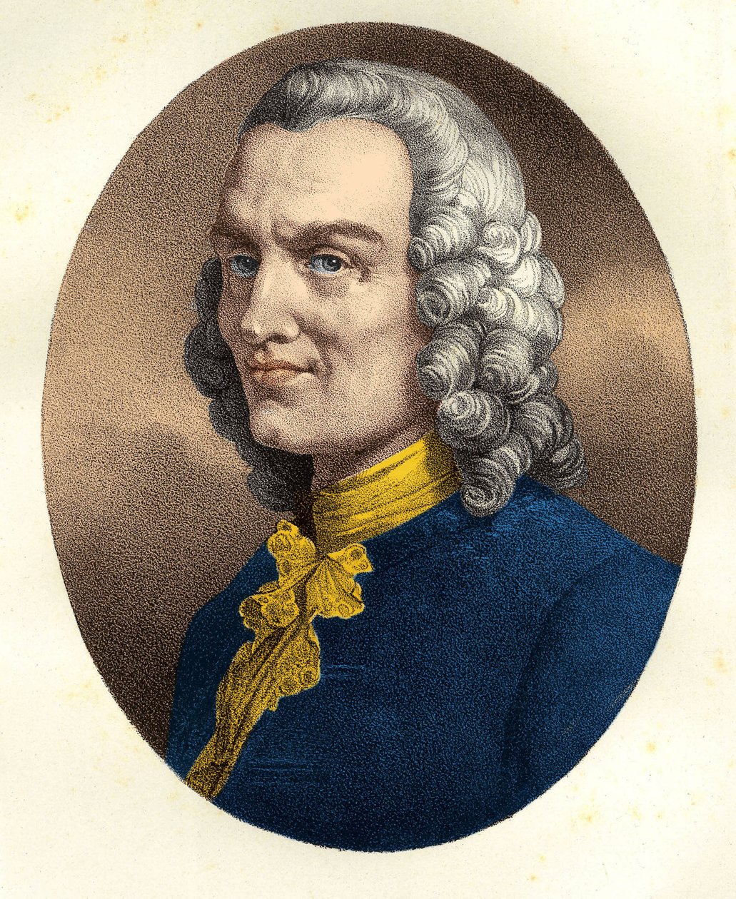 ジャン・フィリップ（Jean-Philippe）・ラモー（1683 - 1764）の肖像 作： 無名の画家