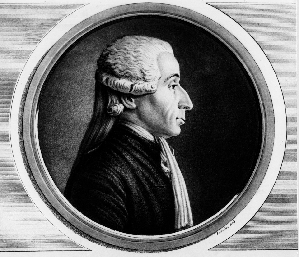 総督府副官のジャン・シルヴァン・バイリー（1736-1793）の肖像。フランス革命の歴史的絵画全集（全3巻）」に掲載されたエングレーヴィング。1804. 作： 無名の画家